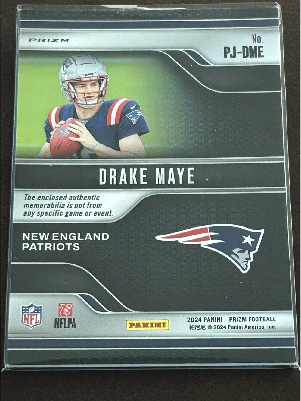 DRAKE MAYE ROOKIE PATCH 2024 PANINI PRIZM NEON GREEN PULSAR PREMIER JERSEYS NM
